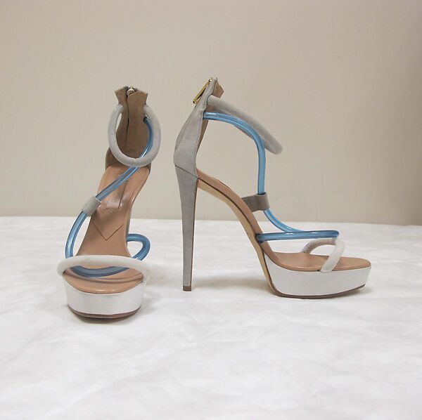 Ensemble, Vionnet S.p.A. (Italian, founded 2008), Silk, synthetic, leather, metal, cotton, French