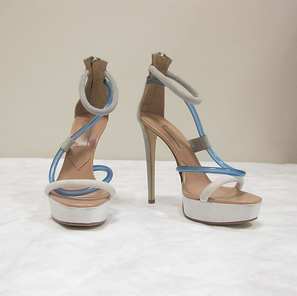 Ensemble, Vionnet S.p.A. (Italian, founded 2008), Silk, synthetic, leather, metal, cotton, French