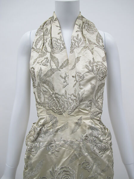 Dress, Mad Carpentier (French, 1939–1957), silk, metal, French