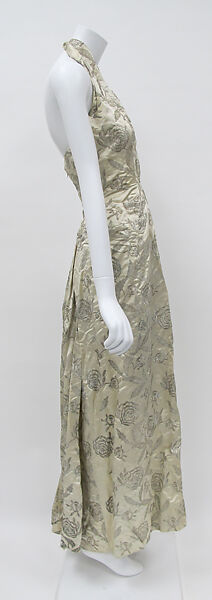 Dress, Mad Carpentier (French, 1939–1957), silk, metal, French