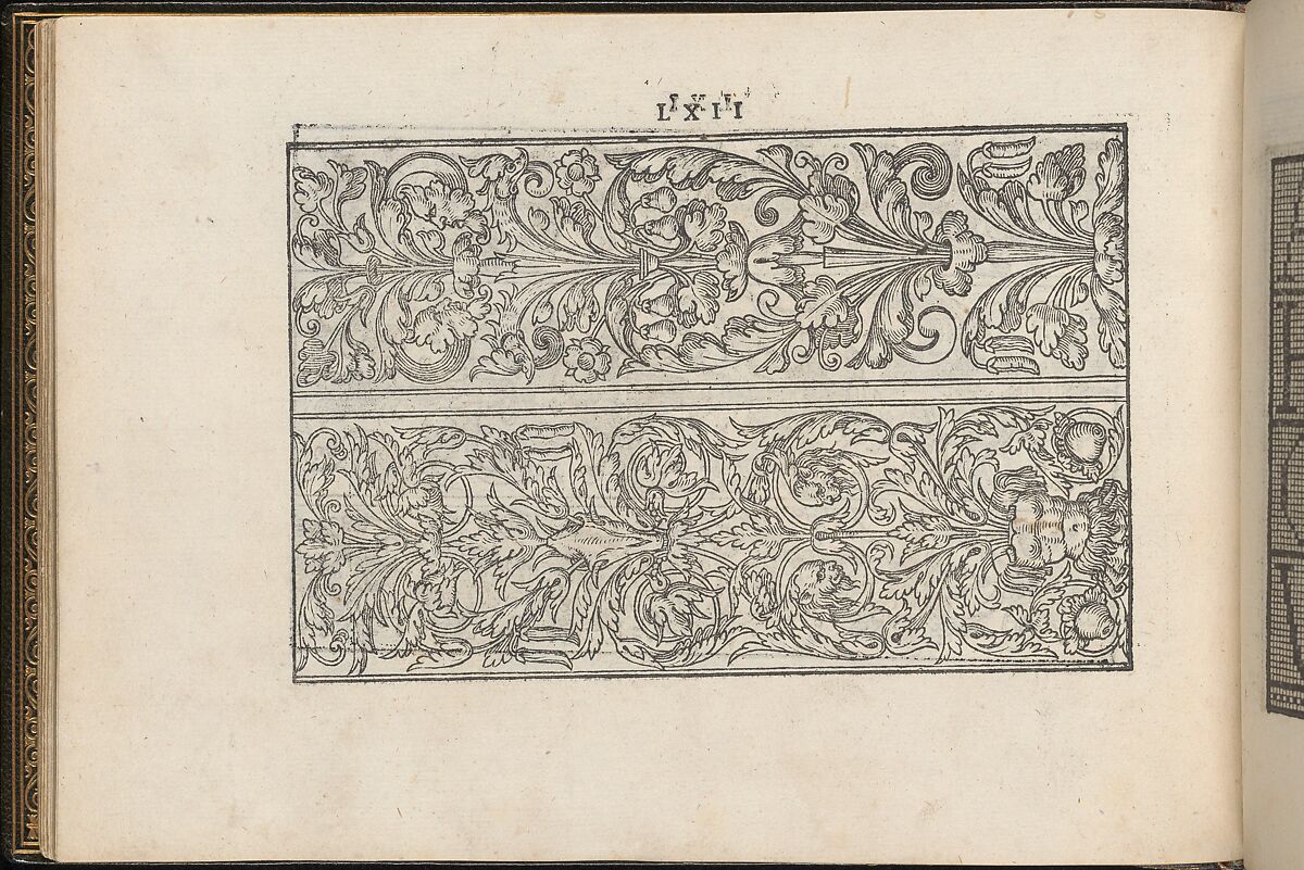 La Vera Perfettione del Disegno di varie sorti di recami, page 31 (verso), Giovanni Ostaus (Italian, active Venice ca. 1554–91)  , Venice, Woodcut 