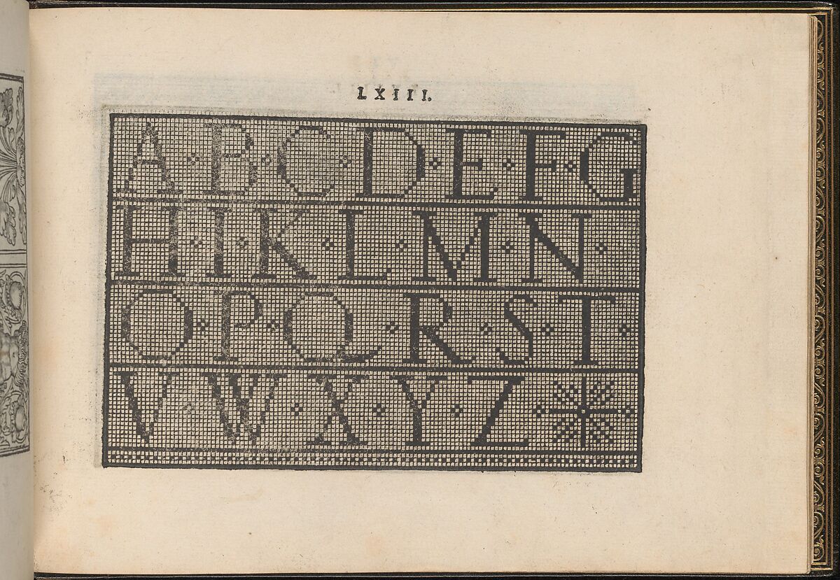 La Vera Perfettione del Disegno di varie sorti di recami, page 32 (recto), Giovanni Ostaus (Italian, active Venice ca. 1554–91)  , Venice, Woodcut 