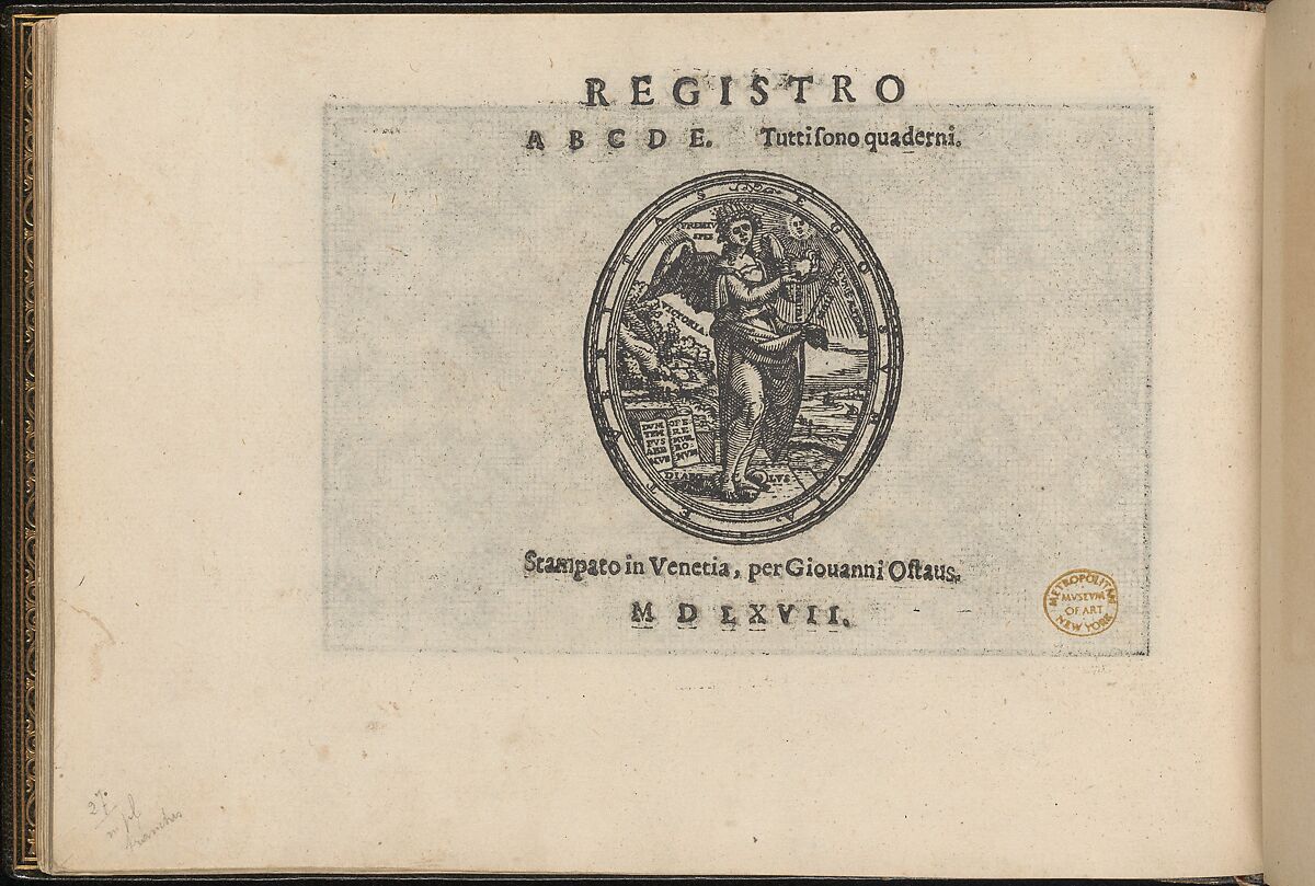 La Vera Perfettione del Disegno di varie sorti di recami, page 40 (verso), Giovanni Ostaus (Italian, active Venice ca. 1554–91)  , Venice, Woodcut 