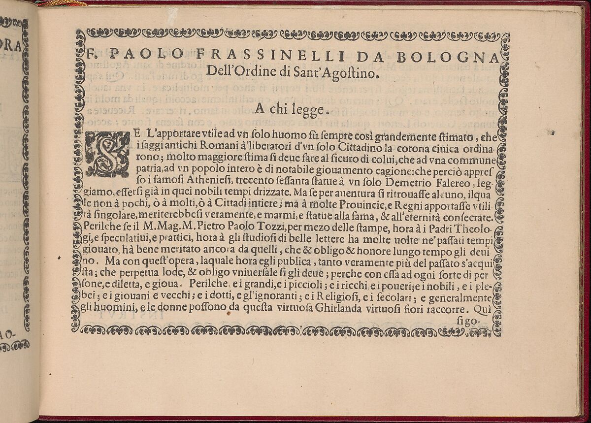 Ghirlanda: Di sei vaghi fiori scielti da piu famosi Giardini d'Italia, page 3 (recto), Pietro Paulo Tozzi (Italian, active 1593–1628), Etching and drawing 