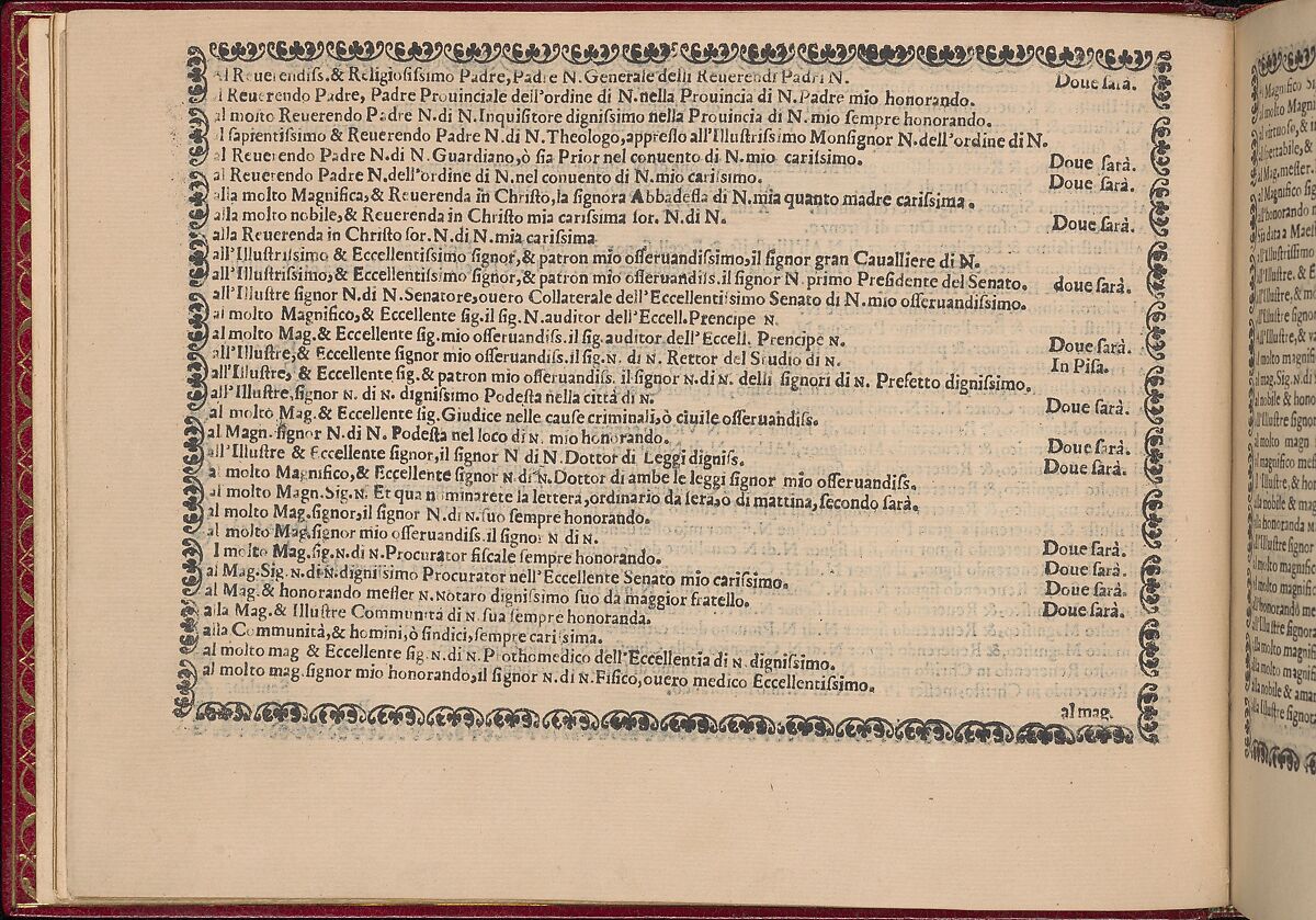 Ghirlanda: Di sei vaghi fiori scielti da piu famosi Giardini d'Italia, page 5 (verso), Pietro Paulo Tozzi (Italian, active 1593–1628), Etching and drawing 