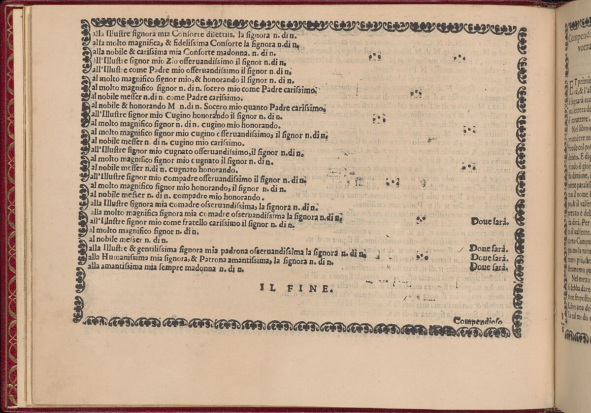 Ghirlanda: Di sei vaghi fiori scielti da piu famosi Giardini d'Italia, page 6 (verso), Pietro Paulo Tozzi (Italian, active 1593–1628), Etching and drawing 