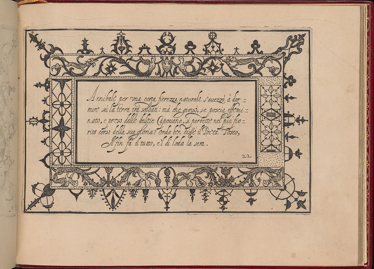 Ghirlanda: Di sei vaghi fiori scielti da piu famosi Giardini d'Italia, page 30 (recto), Pietro Paulo Tozzi (Italian, active 1593–1628), Etching and drawing 