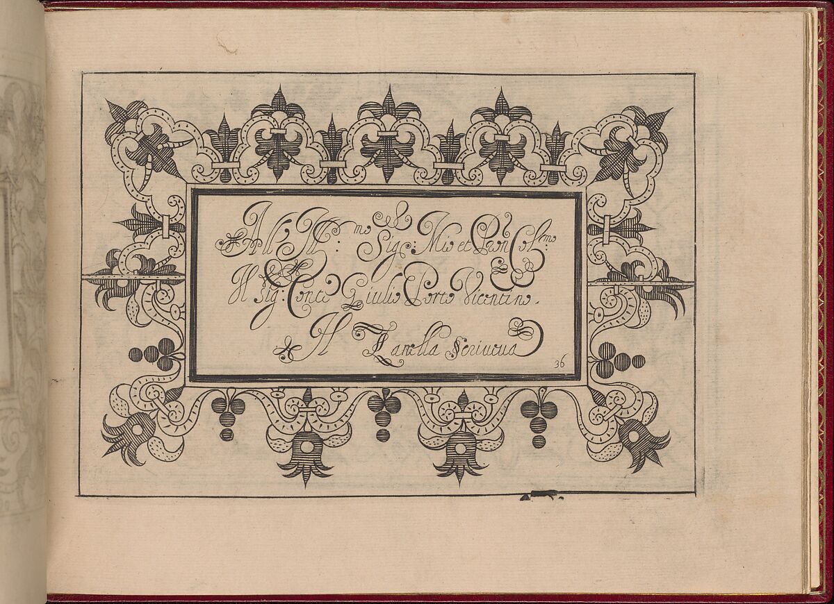 Ghirlanda: Di sei vaghi fiori scielti da piu famosi Giardini d'Italia, page 44 (recto), Pietro Paulo Tozzi (Italian, active 1593–1628), Etching and drawing 