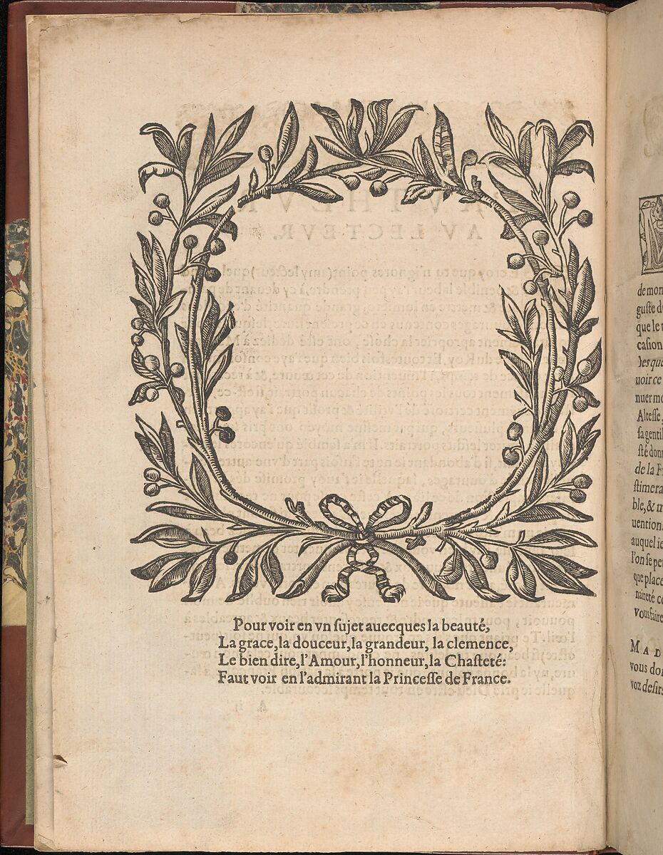 Les Secondes Oeuvres, et Subtiles Inventions De Lingerie du Seigneur Federic de Vinciolo Venitien, page 2 (verso), Federico de Vinciolo (Italian, active Paris, ca. 1587–99), Woodcut 