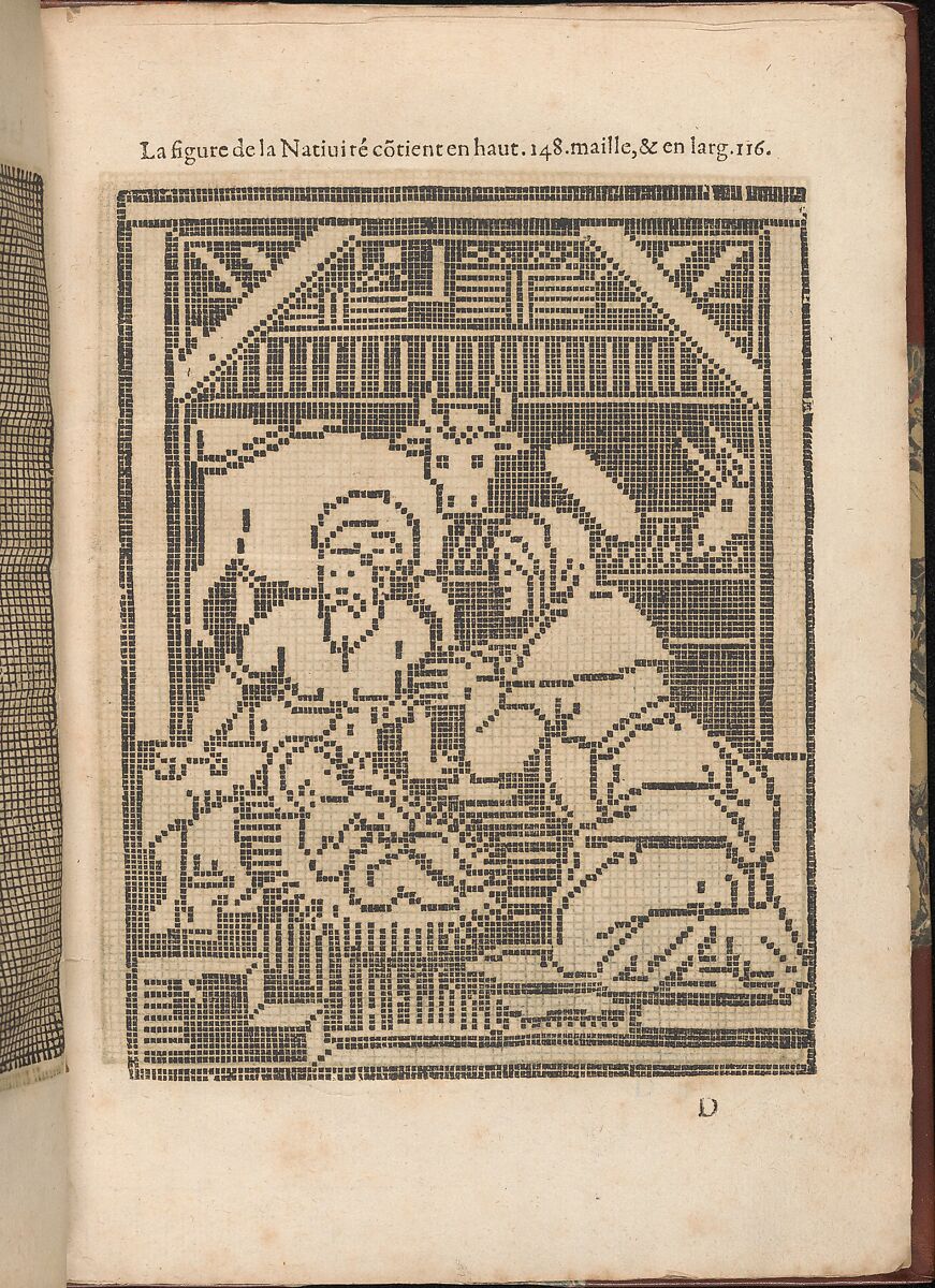 Les Secondes Oeuvres, et Subtiles Inventions De Lingerie du Seigneur Federic de Vinciolo Venitien, page 13 (recto), Federico de Vinciolo (Italian, active Paris, ca. 1587–99), Woodcut 
