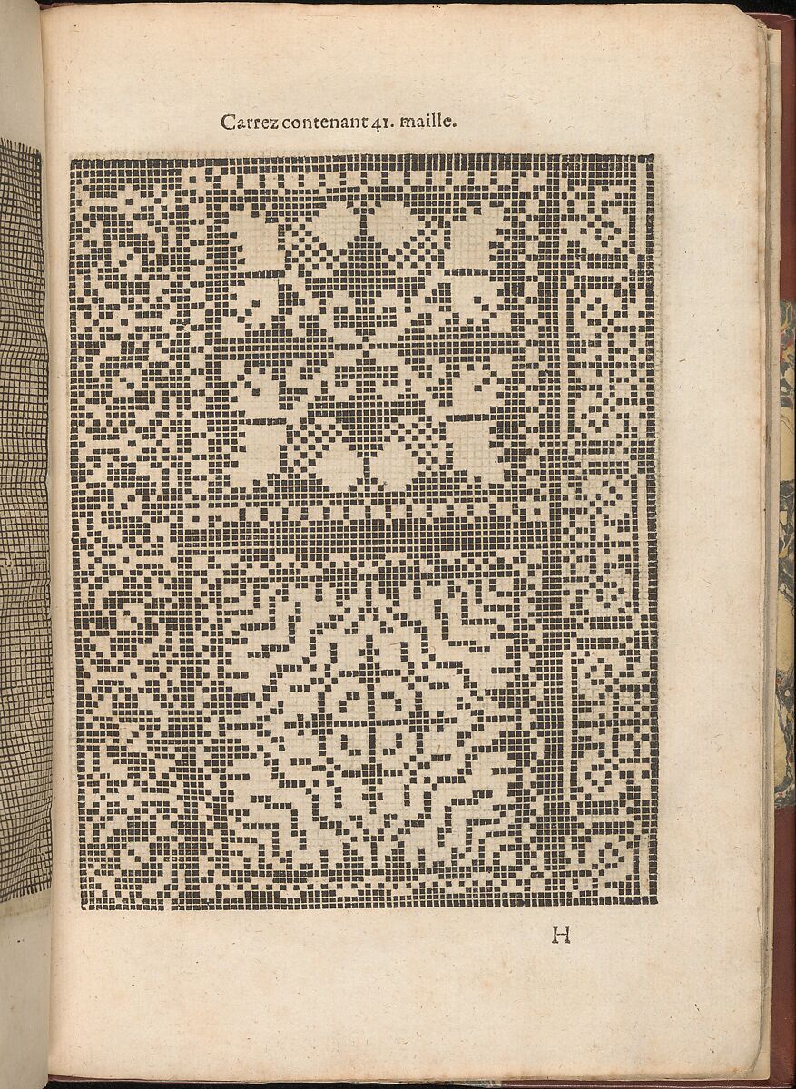 Les Secondes Oeuvres, et Subtiles Inventions De Lingerie du Seigneur Federic de Vinciolo Venitien, page 29 (recto), Federico de Vinciolo (Italian, active Paris, ca. 1587–99), Woodcut 