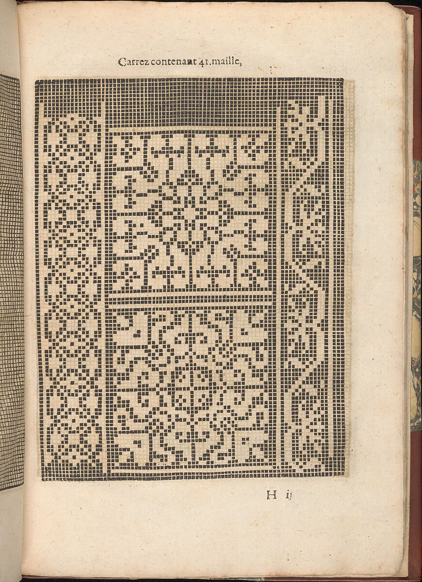 Les Secondes Oeuvres, et Subtiles Inventions De Lingerie du Seigneur Federic de Vinciolo Venitien, page 30 (recto), Federico de Vinciolo (Italian, active Paris, ca. 1587–99), Woodcut 