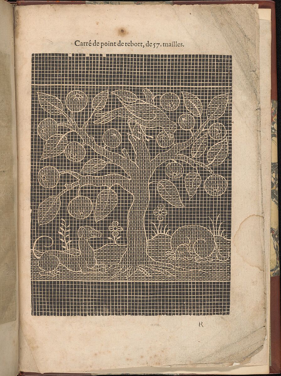 Les Secondes Oeuvres, et Subtiles Inventions De Lingerie du Seigneur Federic de Vinciolo Venitien, page 65 (recto), Federico de Vinciolo (Italian, active Paris, ca. 1587–99), Woodcut 