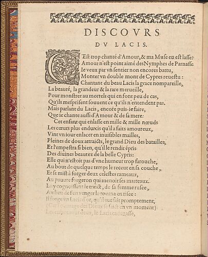 La Pratique de l'Aiguille, page 2 (verso)