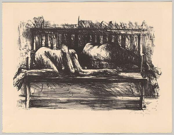 Images from a Locked Ward, Michael Mazur (American, New York 1935–2009 Cambridge, Massachusetts), Lithographs