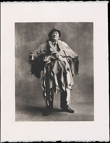 Chamois Seller, Irving Penn (American, Plainfield, New Jersey 1917–2009 New York), Platinum-palladium print 