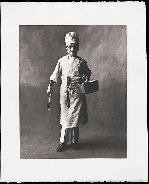 Chef, New York, Irving Penn (American, Plainfield, New Jersey 1917–2009 New York), Platinum-palladium print 