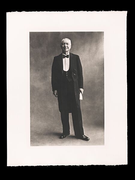 Chef de Personnel - Larue, Paris, Irving Penn (American, Plainfield, New Jersey 1917–2009 New York), Platinum-palladium print 