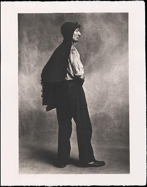 Coal Man, Irving Penn (American, Plainfield, New Jersey 1917–2009 New York), Platinum-palladium print 