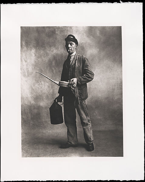 Engine Driver, Irving Penn (American, Plainfield, New Jersey 1917–2009 New York), Platinum-palladium print 