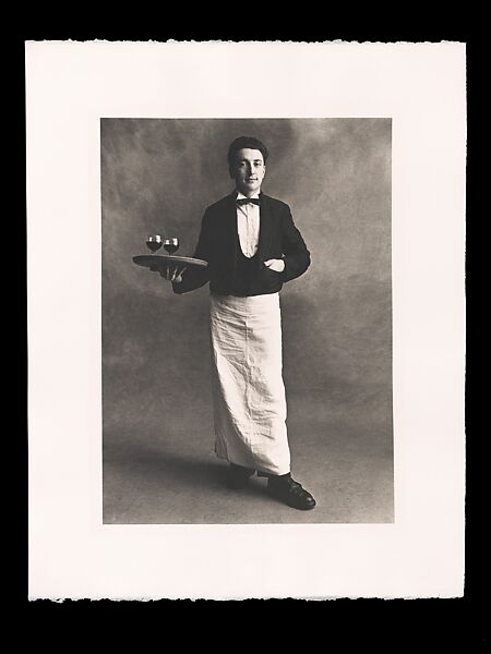 Garçon de Café [Waiter], Irving Penn (American, Plainfield, New Jersey 1917–2009 New York), Platinum-palladium print 