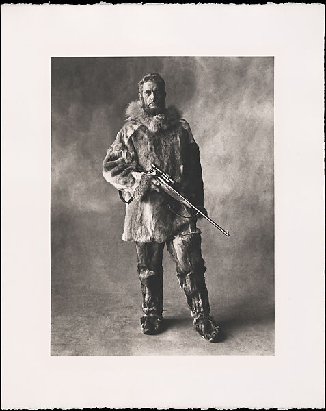 Hunter, New York, Irving Penn (American, Plainfield, New Jersey 1917–2009 New York), Platinum-palladium print 