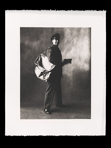 Mailman, New York, Irving Penn (American, Plainfield, New Jersey 1917–2009 New York), Platinum-palladium print 