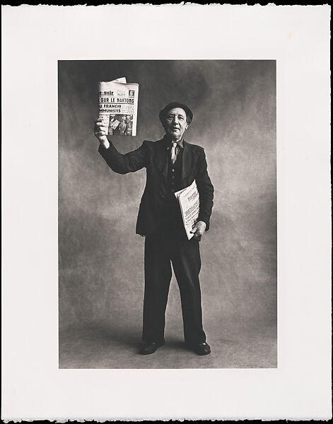 Marchand de Journaux, Paris, Irving Penn (American, Plainfield, New Jersey 1917–2009 New York), Platinum-palladium print 