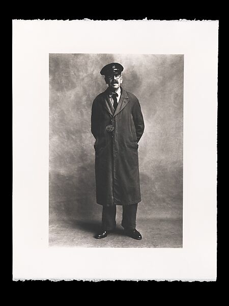 Motor Cab Driver, London, Irving Penn (American, Plainfield, New Jersey 1917–2009 New York), Platinum-palladium print 