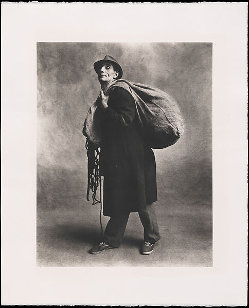 Rag and Bone Man, Irving Penn (American, Plainfield, New Jersey 1917–2009 New York), Platinum-palladium print 