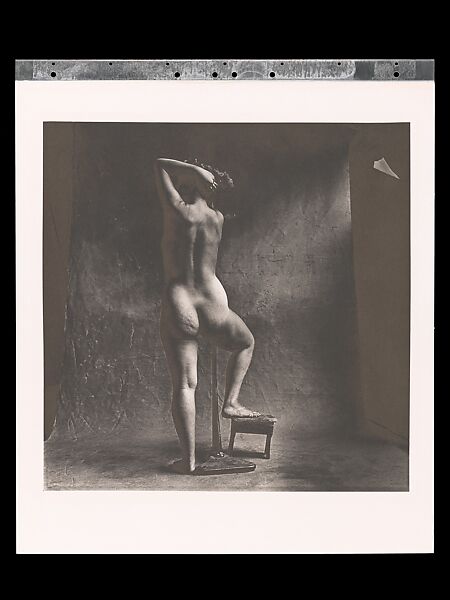 Sculptor's Model with Arms Raised, Paris, Irving Penn (American, Plainfield, New Jersey 1917–2009 New York), Platinum-palladium print 