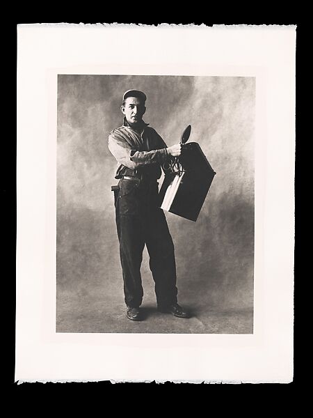 Tinsmith, New York, Irving Penn (American, Plainfield, New Jersey 1917–2009 New York), Platinum-palladium print 