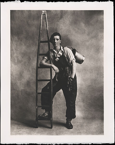 Window Washer, Irving Penn (American, Plainfield, New Jersey 1917–2009 New York), Platinum-palladium print 