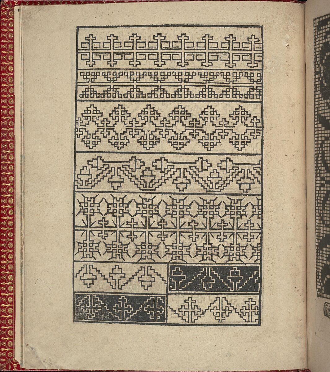 Ce est ung tractat de la noble art de leguille ascavoir ouvraiges de spaigne... page 3 (recto), Willem Vosterman (Netherlandish, active Antwerp), Woodcut 