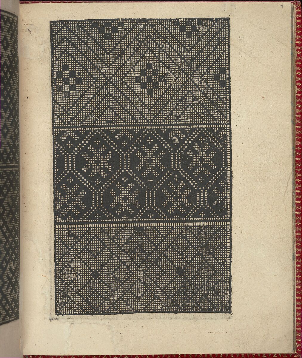 Ce est ung tractat de la noble art de leguille ascavoir ouvraiges de spaigne... page 4 (verso), Willem Vosterman (Netherlandish, active Antwerp), Woodcut