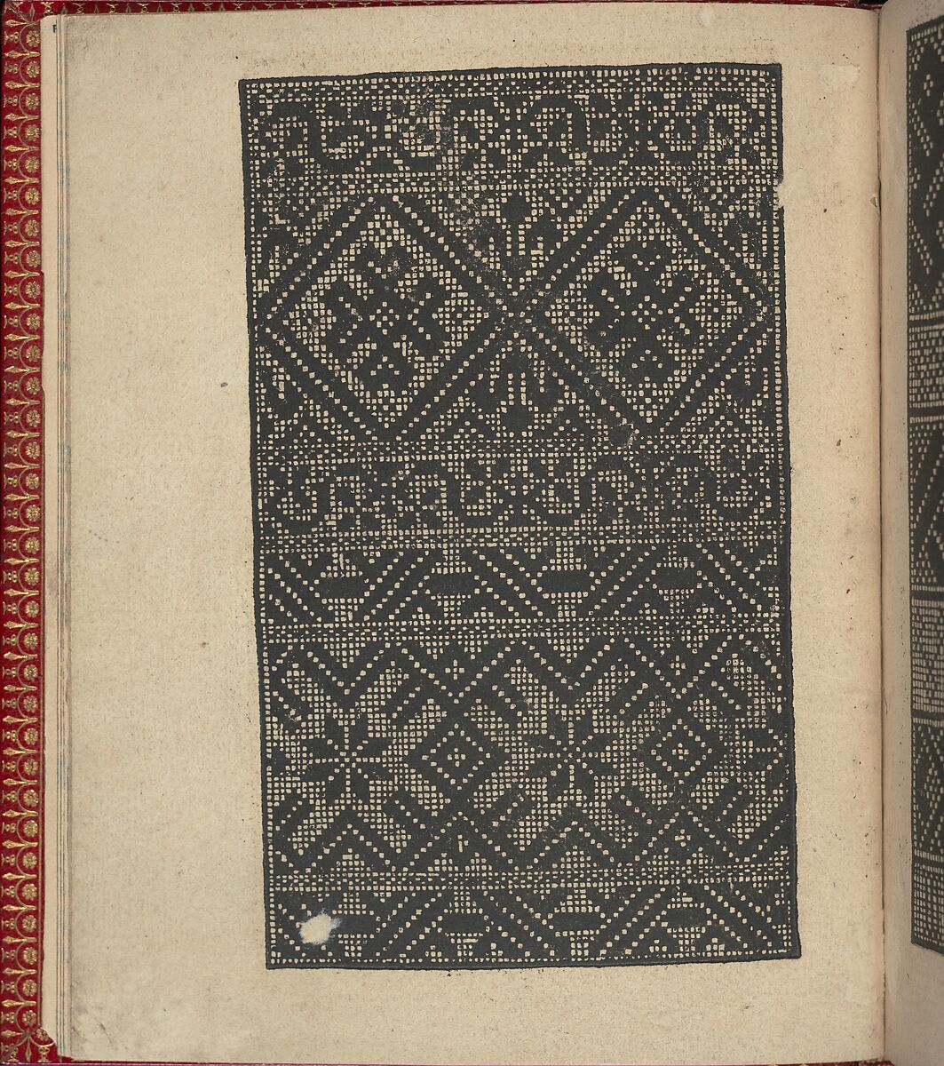 Ce est ung tractat de la noble art de leguille ascavoir ouvraiges de spaigne... page 4 (verso), Willem Vosterman (Netherlandish, active Antwerp), Woodcut