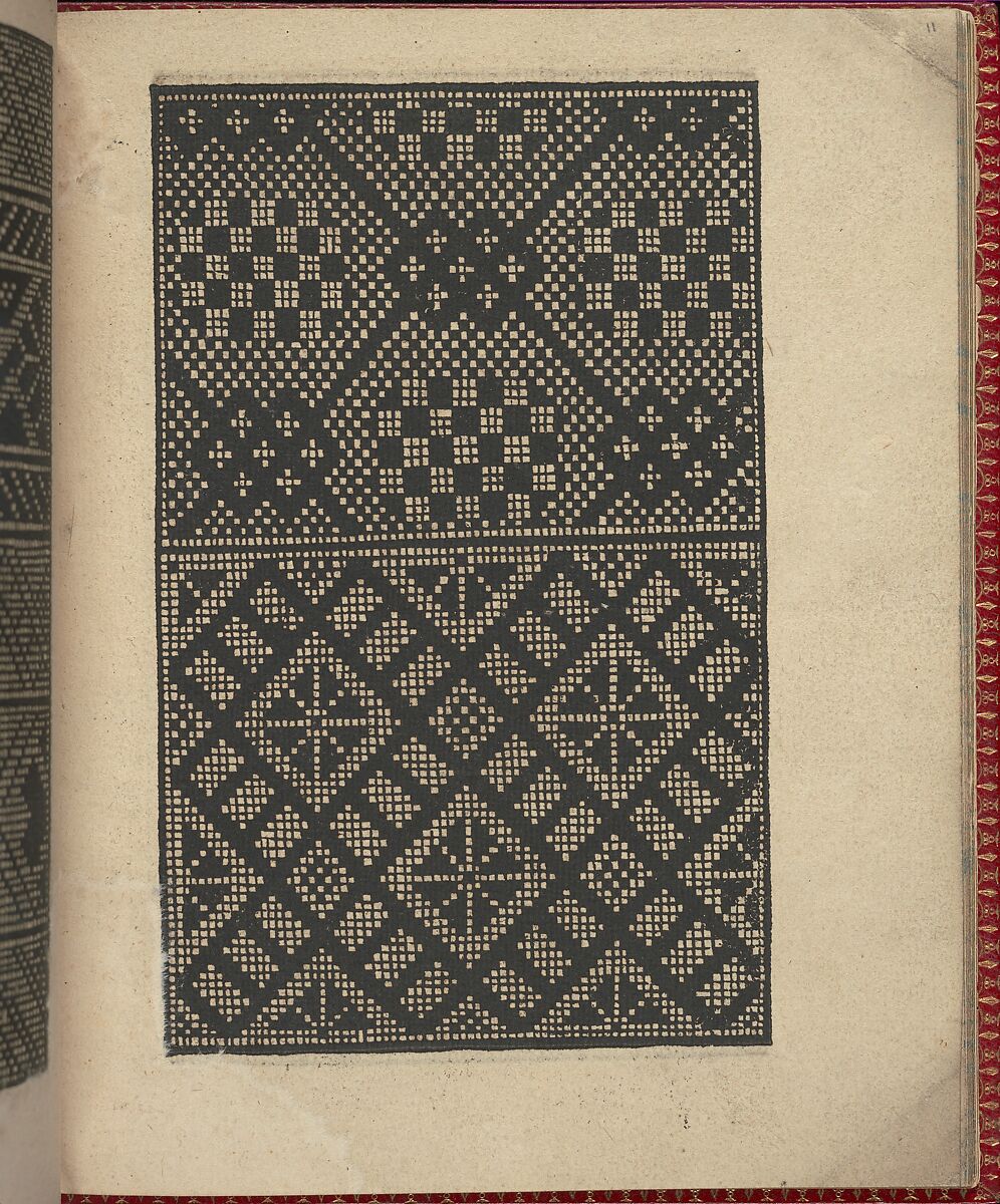 Ce est ung tractat de la noble art de leguille ascavoir ouvraiges de spaigne... page 6 (verso), Willem Vosterman (Netherlandish, active Antwerp), Woodcut