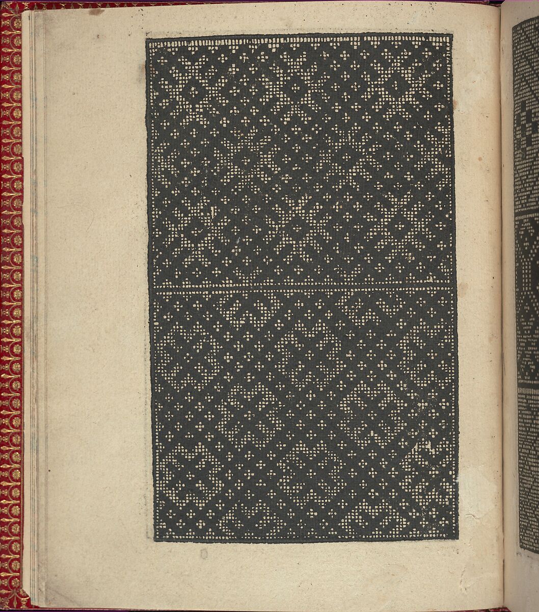 Ce est ung tractat de la noble art de leguille ascavoir ouvraiges de spaigne... page 6 (verso), Willem Vosterman (Netherlandish, active Antwerp), Woodcut