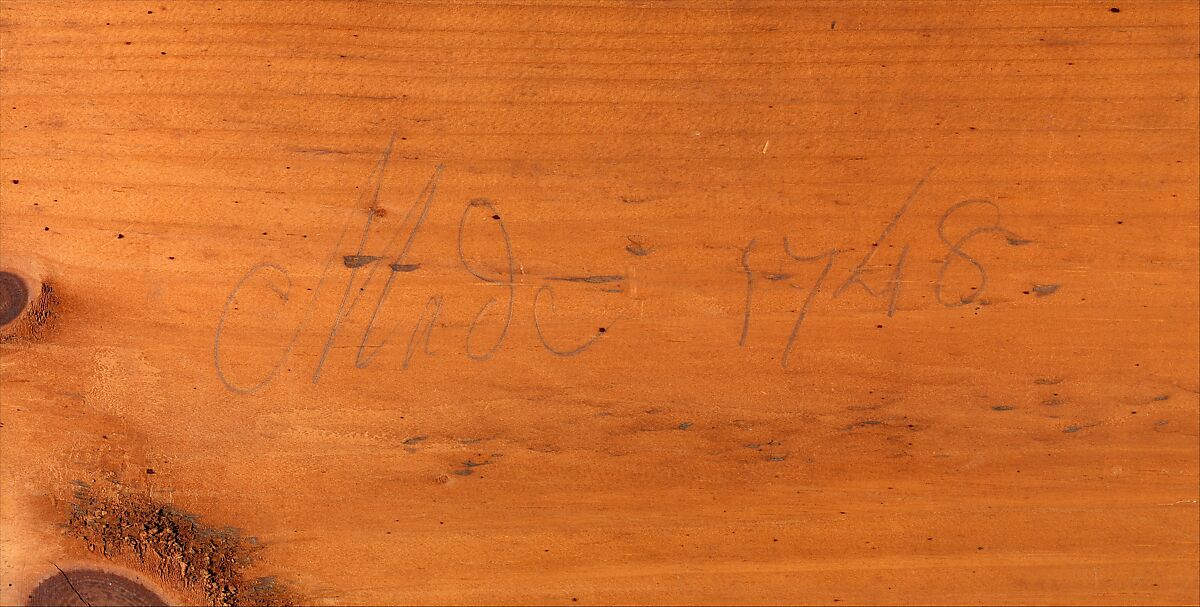 High chest, Christopher Townsend (1701–1773), Mahogany, chestnut, and white pine, American