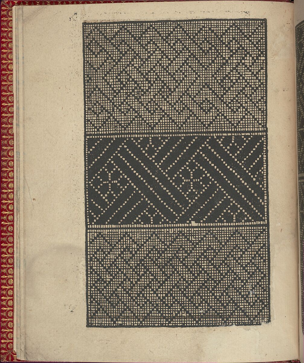 Ce est ung tractat de la noble art de leguille ascavoir ouvraiges de spaigne... page 7 (verso), Willem Vosterman (Netherlandish, active Antwerp), Woodcut