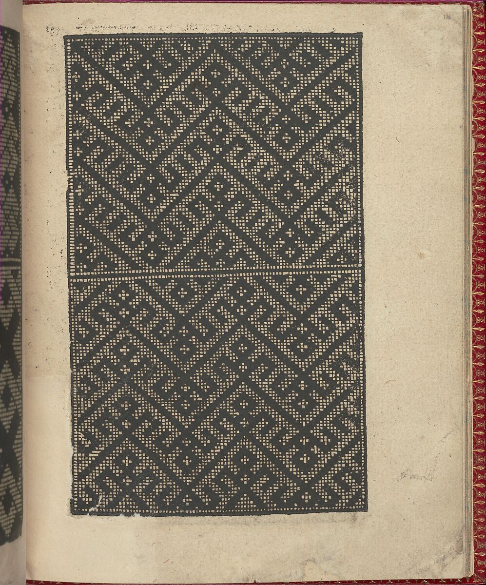 Ce est ung tractat de la noble art de leguille ascavoir ouvraiges de spaigne... page 9 (recto), Willem Vosterman (Netherlandish, active Antwerp), Woodcut