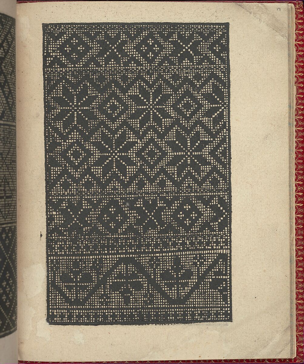 Ce est ung tractat de la noble art de leguille ascavoir ouvraiges de spaigne... page 9 (verso), Willem Vosterman (Netherlandish, active Antwerp), Woodcut