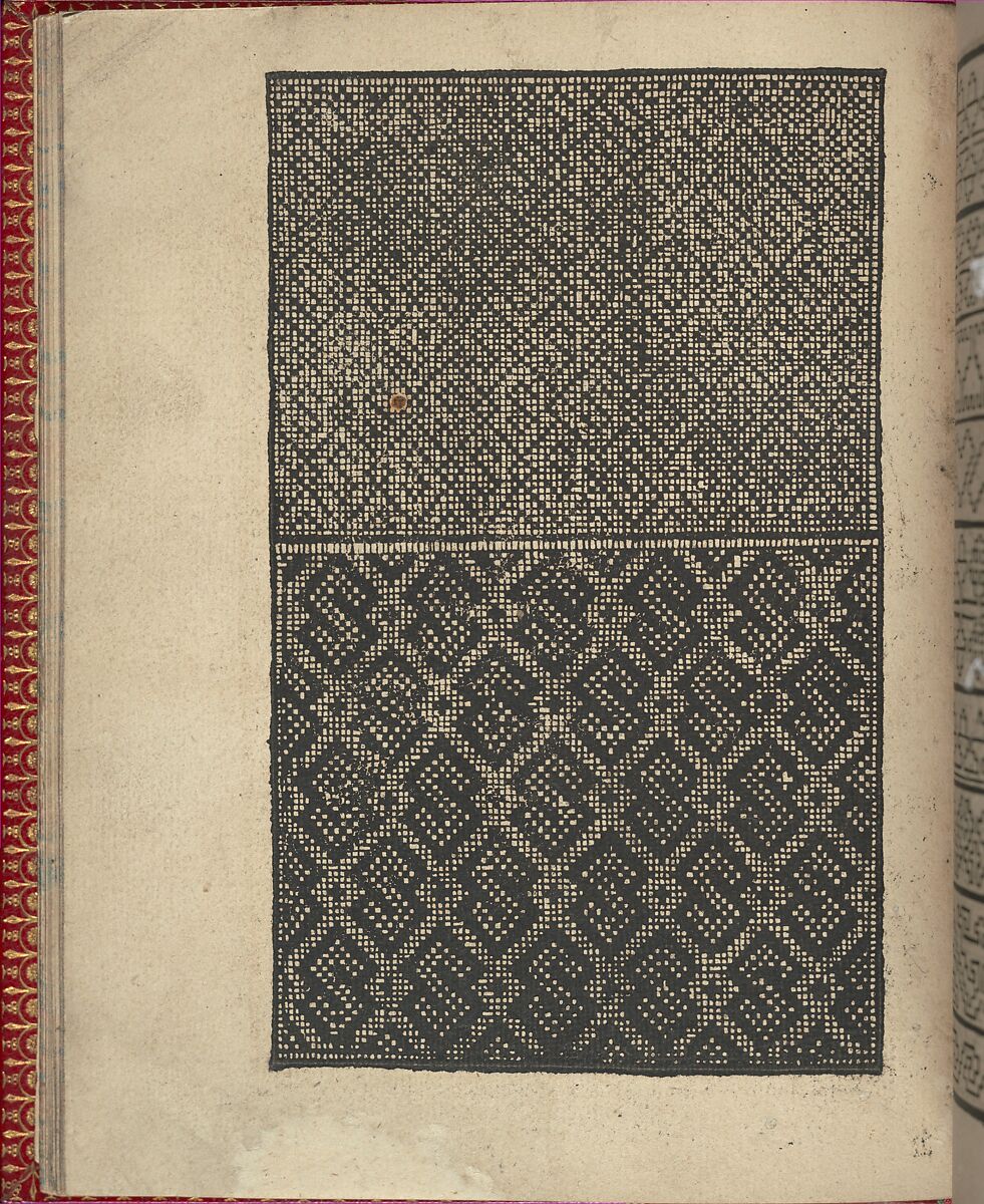 Ce est ung tractat de la noble art de leguille ascavoir ouvraiges de spaigne... page 11 (recto), Willem Vosterman (Netherlandish, active Antwerp), Woodcut 