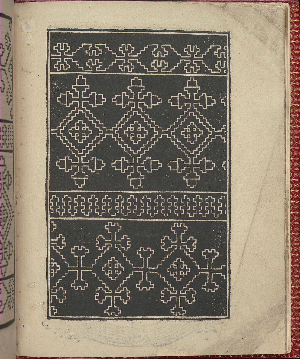 Ce est ung tractat de la noble art de leguille ascavoir ouvraiges de spaigne... page 11 (verso), Willem Vosterman (Netherlandish, active Antwerp), Woodcut