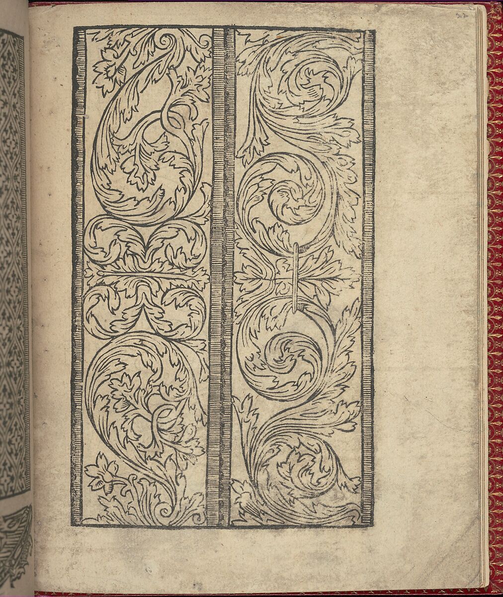 Ce est ung tractat de la noble art de leguille ascavoir ouvraiges de spaigne... page 12 (recto), Willem Vosterman (Netherlandish, active Antwerp), Woodcut