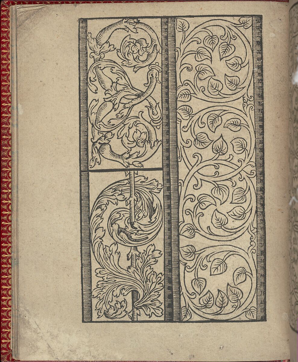 Ce est ung tractat de la noble art de leguille ascavoir ouvraiges de spaigne... page 12 (verso), Willem Vosterman (Netherlandish, active Antwerp), Woodcut 