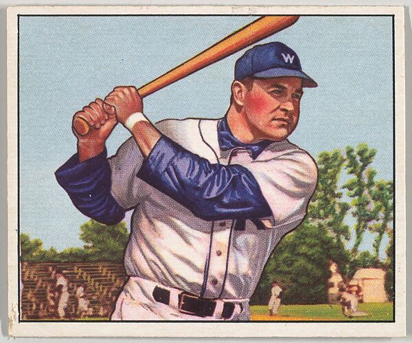 Eddie Robinson, 1st Base, Washington Senators, from the Picture Card Collectors Series (R406-4) issued by Bowman Gum, Issued by Bowman Gum Company, Commercial color lithograph 