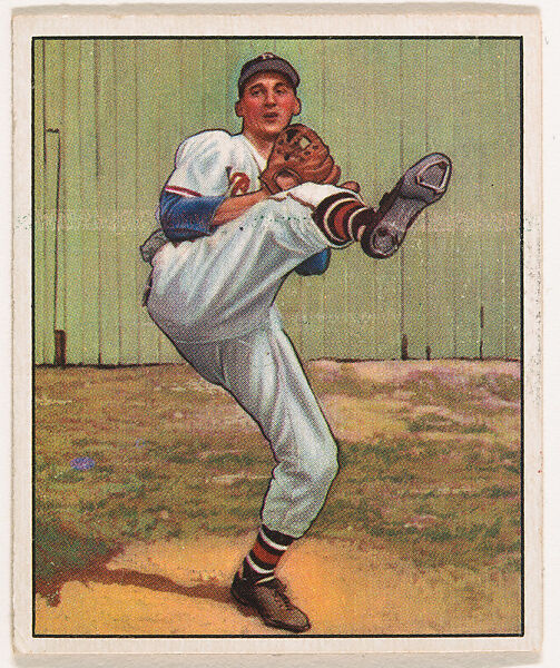 Warren Spahn, Pitcher, Boston Braves, from the Picture Card Collectors Series (R406-4) issued by Bowman Gum, Issued by Bowman Gum Company, Commercial color lithograph 