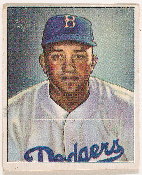 Issued by Bowman Gum Company, Don Newcombe, Pitcher, Brooklyn Dodgers,  from the series Picture Cards (no. 128)