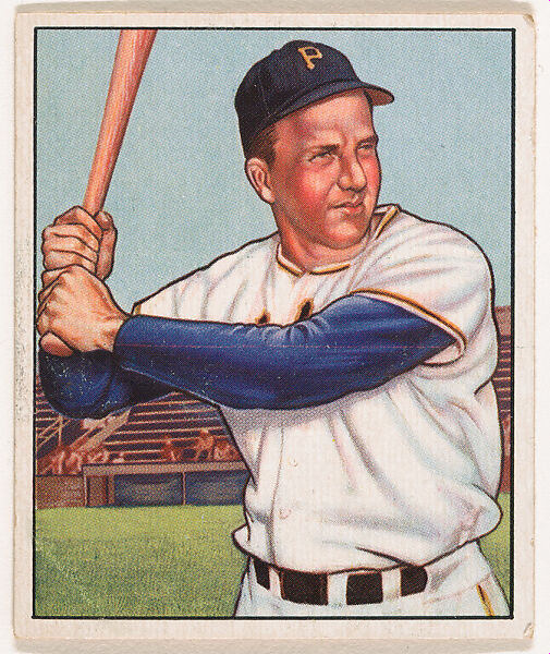 Ralph Kiner, Outfield, Pittsburgh Pirates, from the Picture Card Collectors Series (R406-4) issued by Bowman Gum, Issued by Bowman Gum Company, Commercial color lithograph 